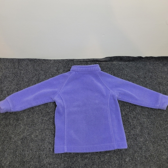 🌴5 for $25🌴Girls Columbia Lavender/Periwinkle Jacket Size 18-24 Months Toddler - Picture 6 of 16